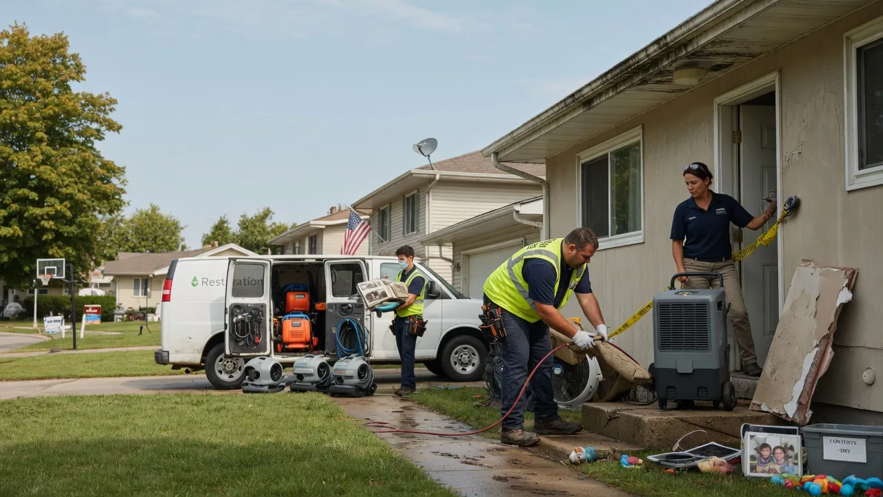 Water Damage Restoration in Leckrone, PA near me